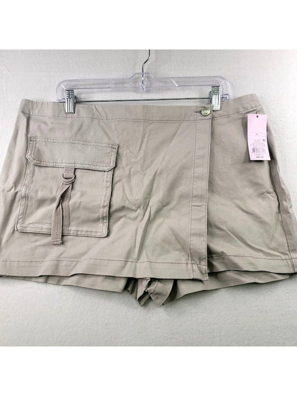 Wild Fable Utility Wrap Skort Shorts XL Gray Cargo Casual Outdoor Streetwear